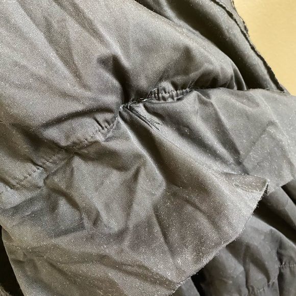 SOLD!!!! Gorgeous vintage black strapless satin and lace full length Ballgown - Picture 11 of 13